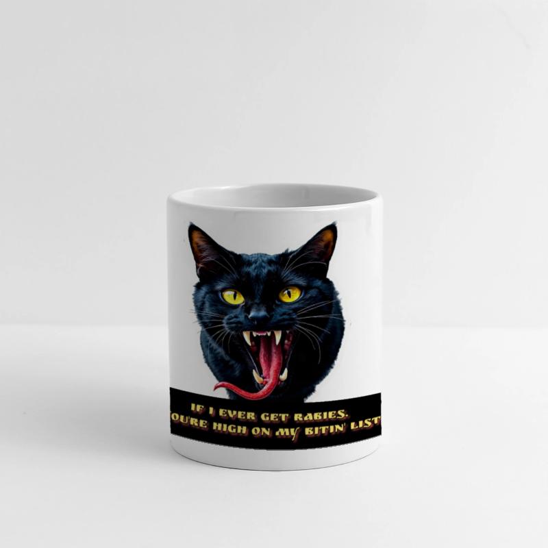 Vampire Cat with Humorous Quote