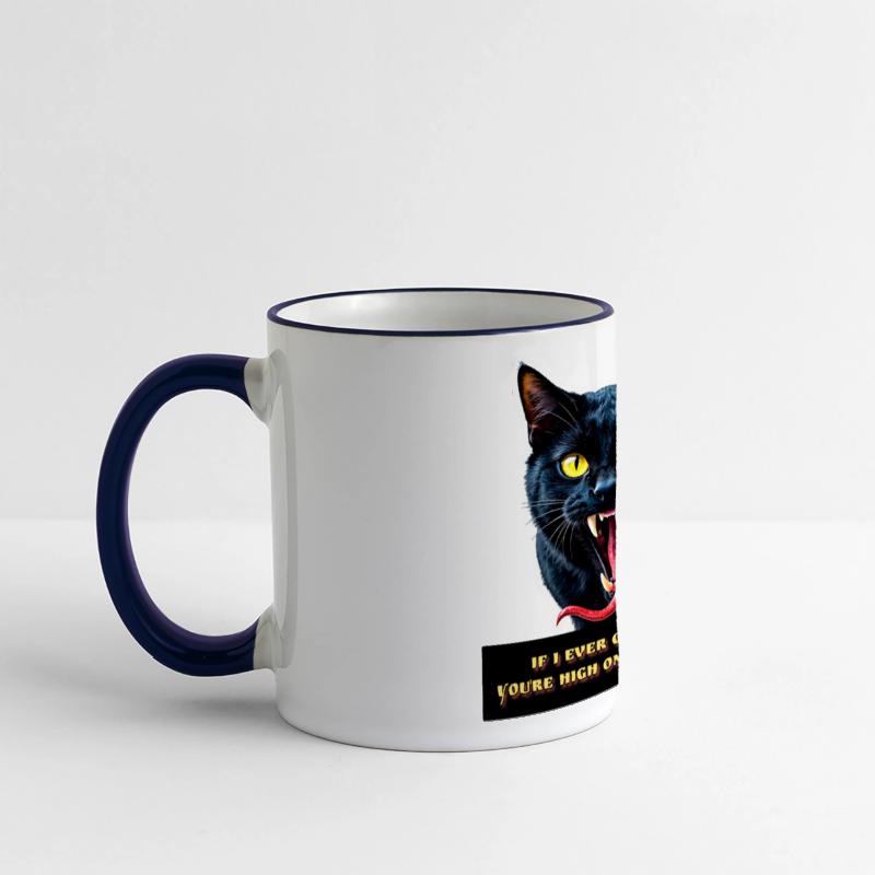 Vampire Cat with Humorous Quote