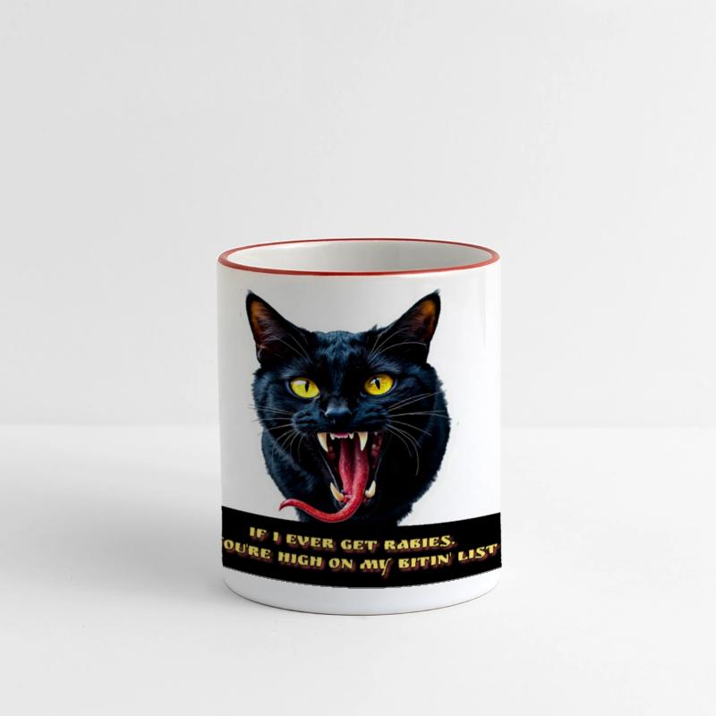 Vampire Cat with Humorous Quote