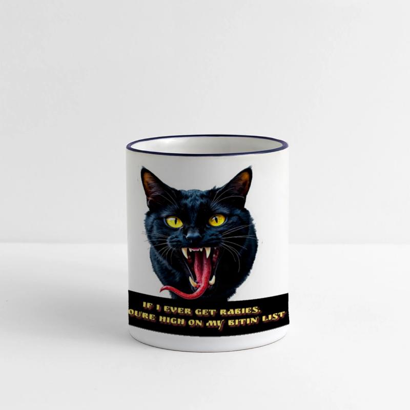 Vampire Cat with Humorous Quote