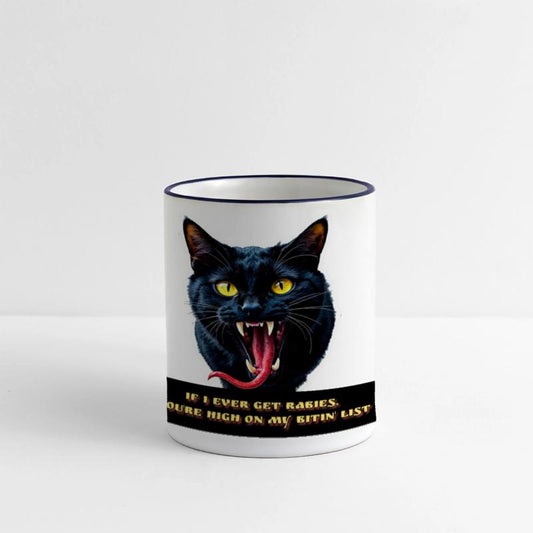 Vampire Cat with Humorous Quote