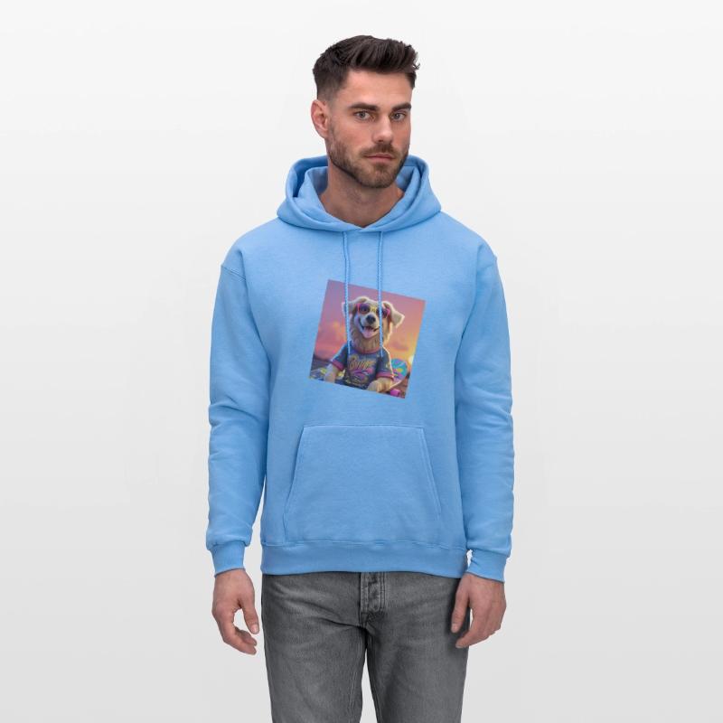 vibrant pet design shirt golden retriever summe