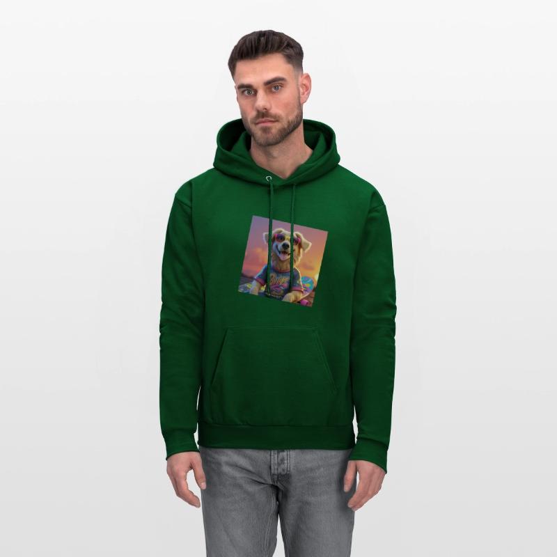 vibrant pet design shirt golden retriever summe