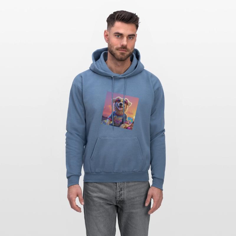 vibrant pet design shirt golden retriever summe