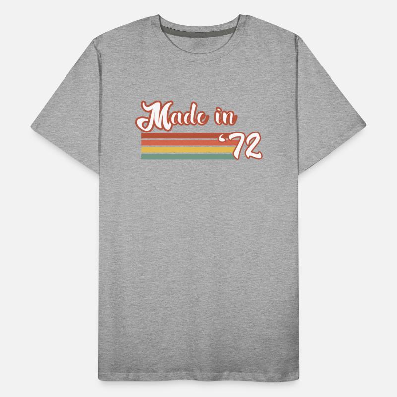 Vintage 1972 52th Birthday Made in 1972 Born 1972