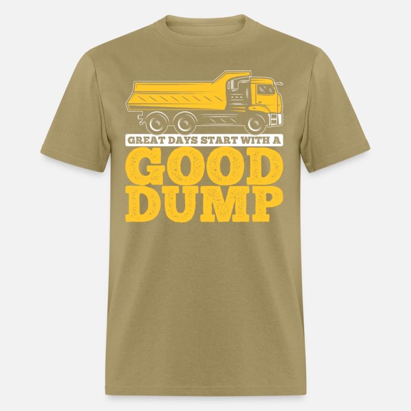 Vintage Dump Truck Driver Construction Worker Life