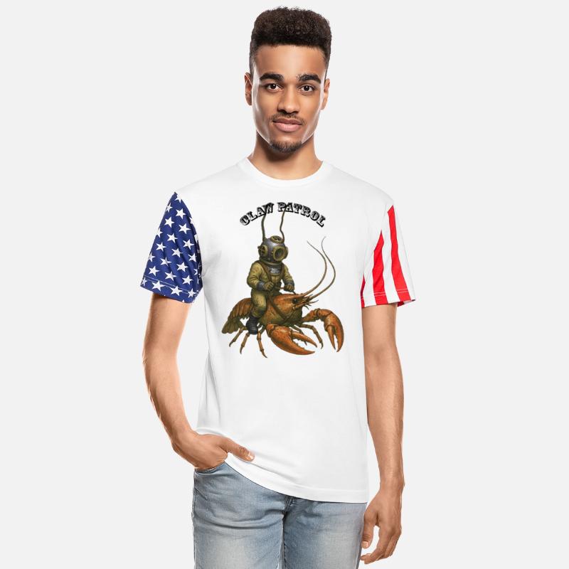 Vintage Helmet Diver Riding a Giant Crayfish URM