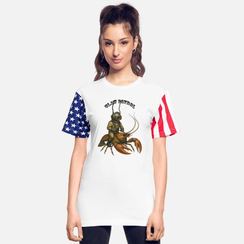 Vintage Helmet Diver Riding a Giant Crayfish URM