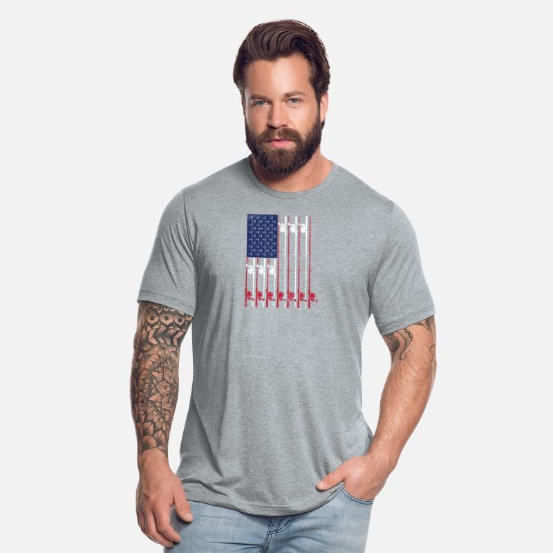 Vintage US Flag Fishing Rods + Hooks ➢ Fisherman