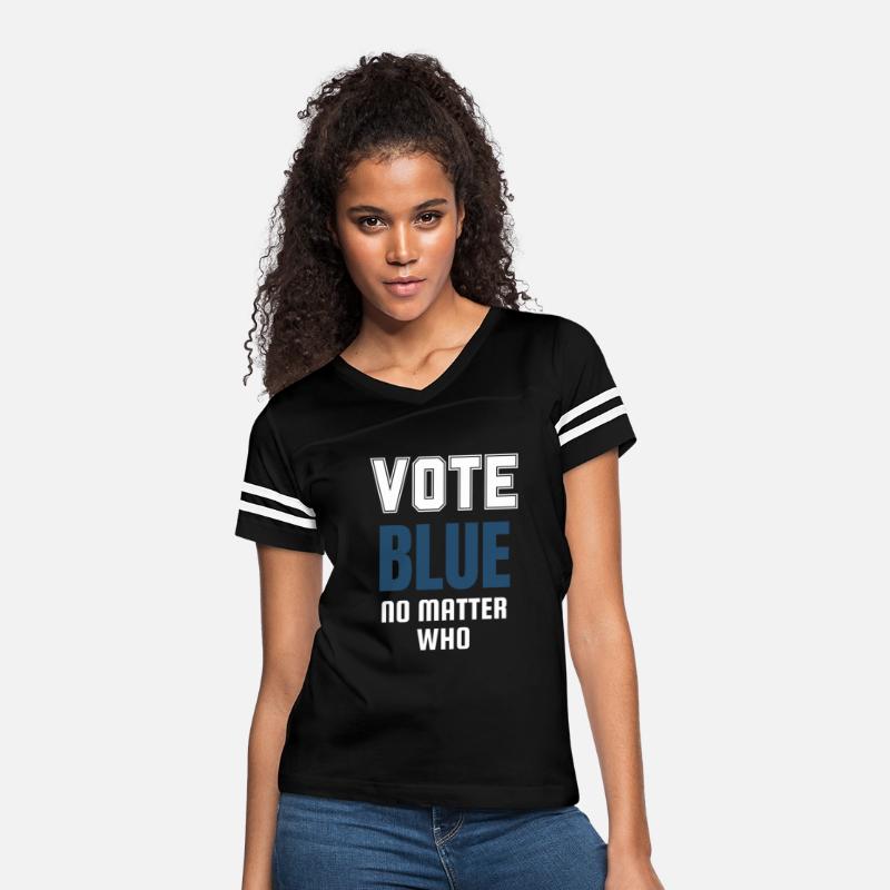 Vote Blue No Matter Who: Political Statement Tee
