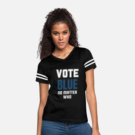 Vote Blue No Matter Who: Political Statement Tee