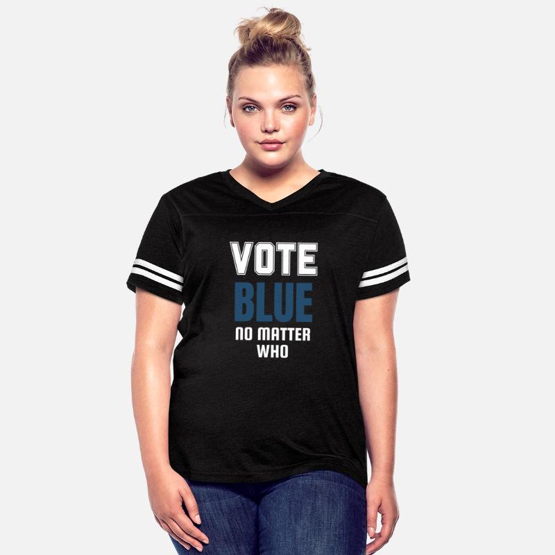 Vote Blue No Matter Who: Political Statement Tee