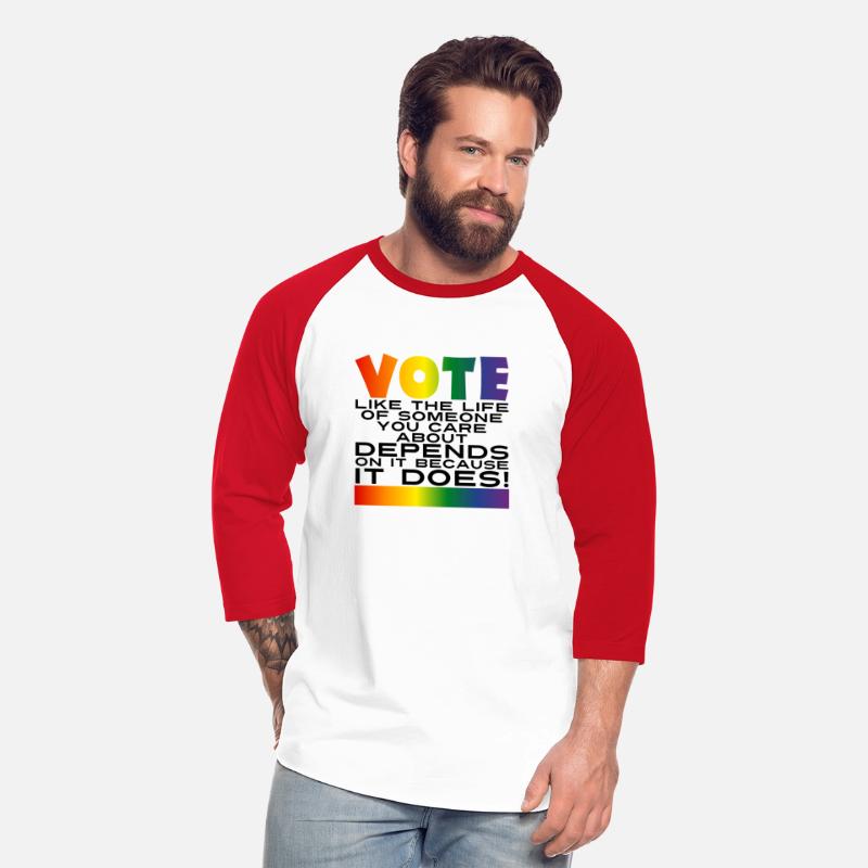 Vote LGBTQIA Rights - Rainbow Gradient & Black v1