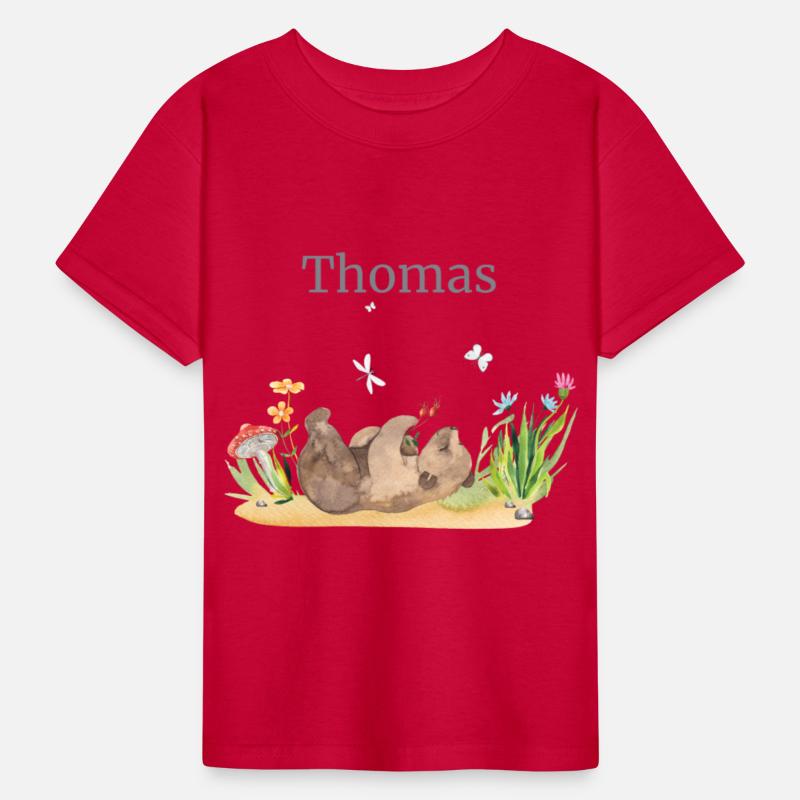 Waldtier Bär Flowers Name Thomas