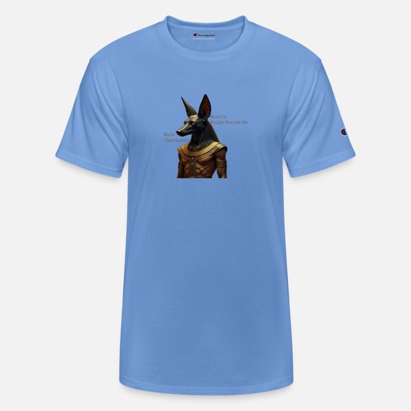 "Walk Fearlessly, Anubis Walks Beside Me"