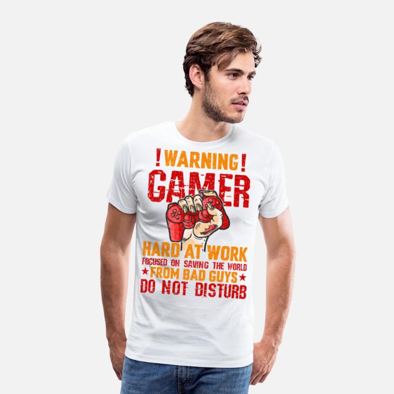 WARNING GAMER HARD AT WORK ...