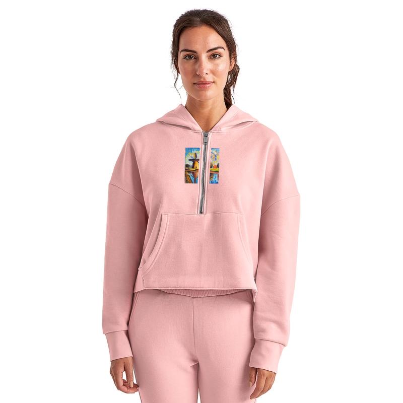 Watermill and modern art