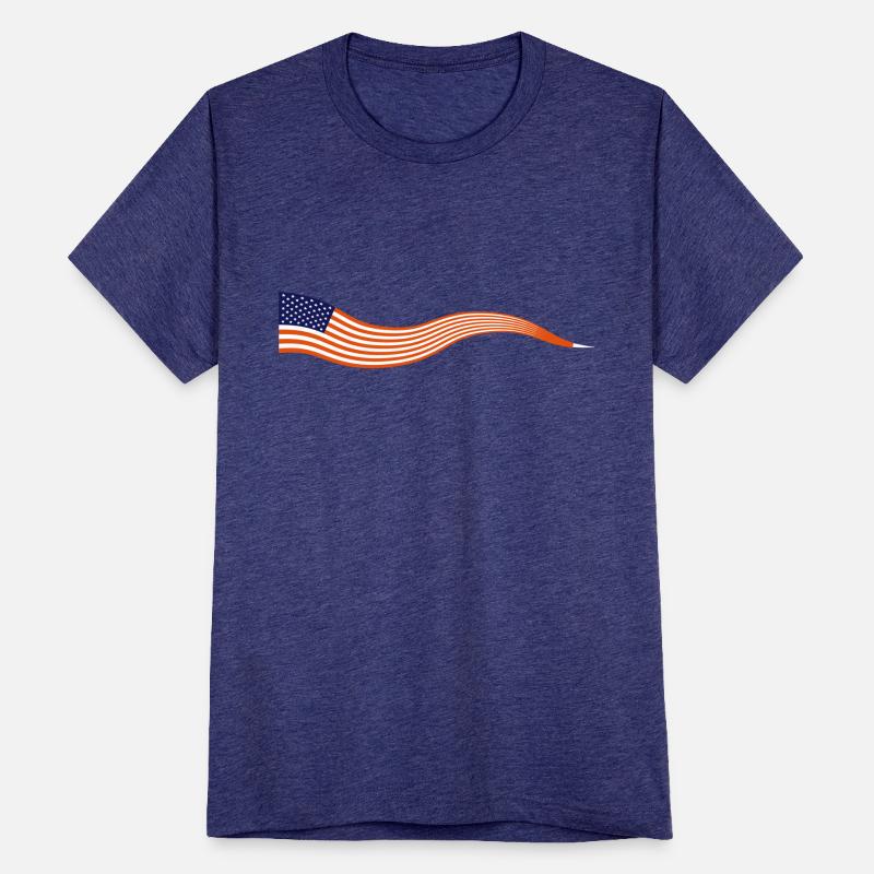 Wavy USA Flag Banner