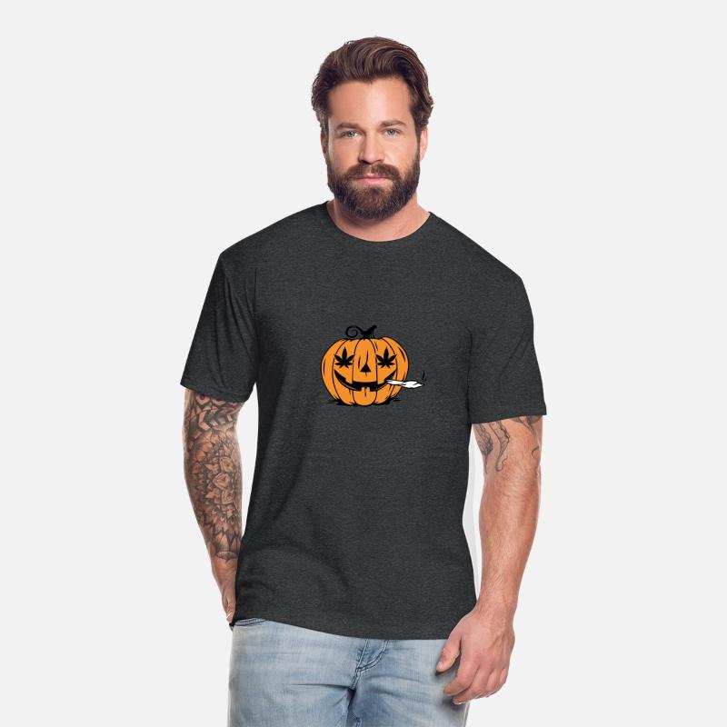 Weed Smoking Pumpkin Stoner Marijuana Halloween
