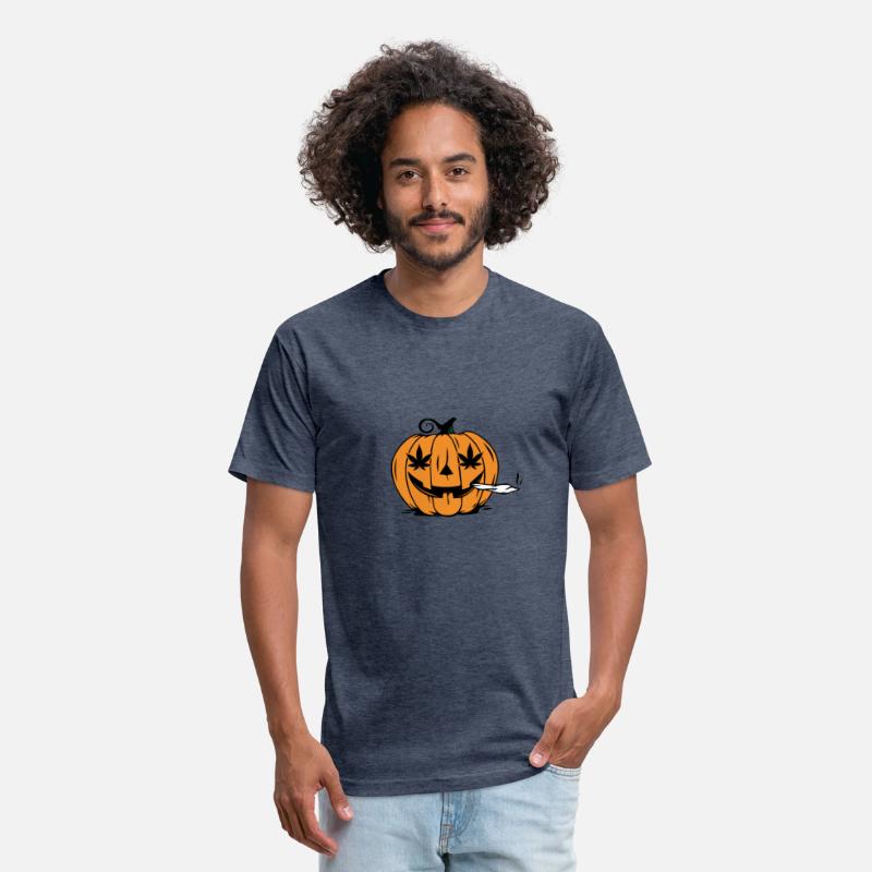 Weed Smoking Pumpkin Stoner Marijuana Halloween