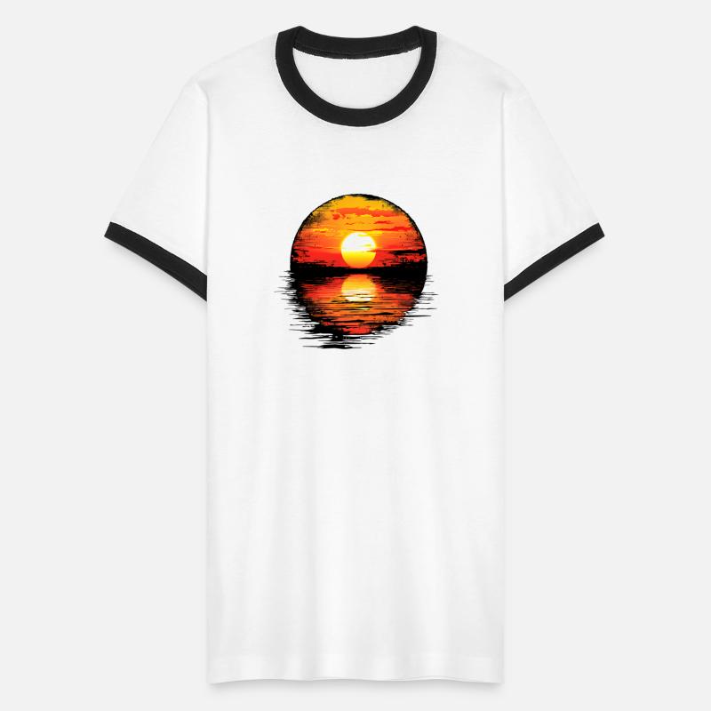 What a beautiful sunset at sea