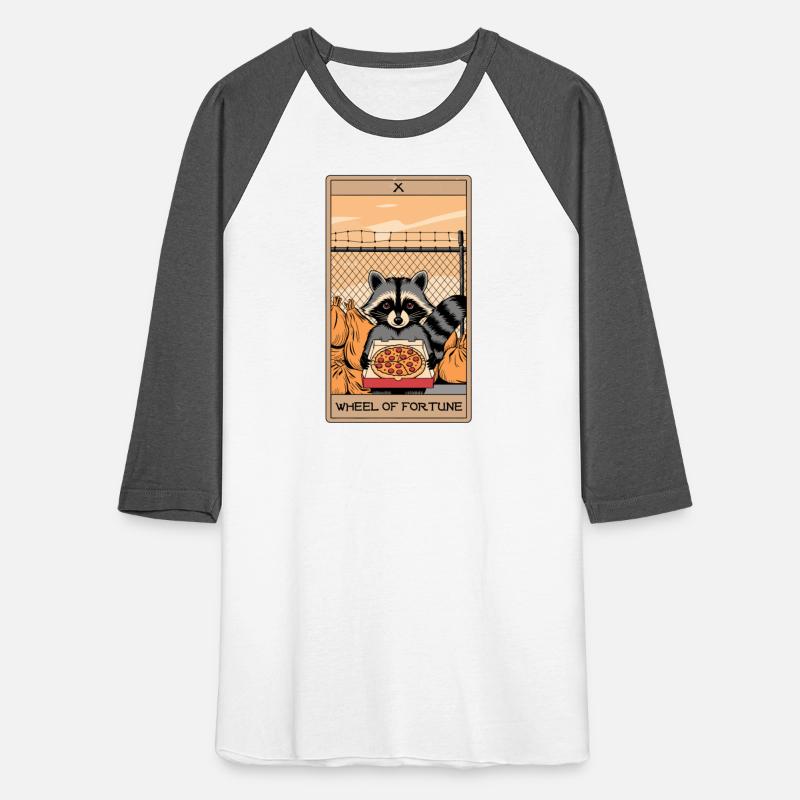 Wheel of Fortune Raccoons Tarot Card