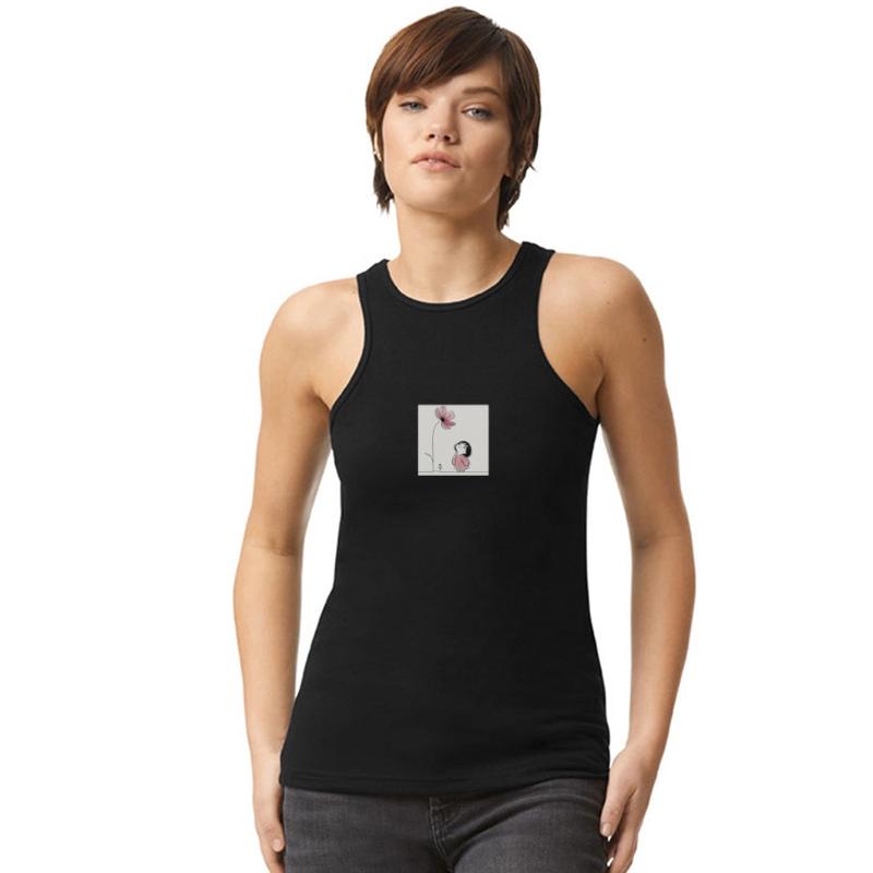 Whimsical Girl with Blossom