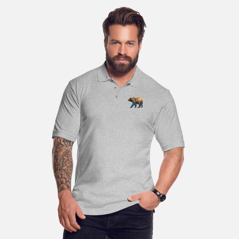 Wild Bear Watercolor Colorful Nature Outdoor 3