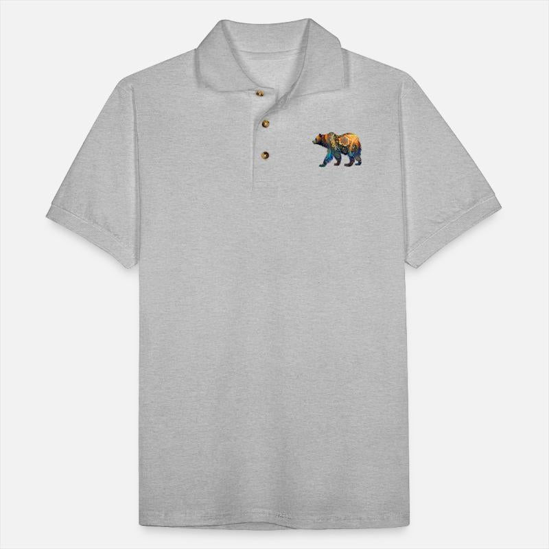 Wild Bear Watercolor Colorful Nature Outdoor 3