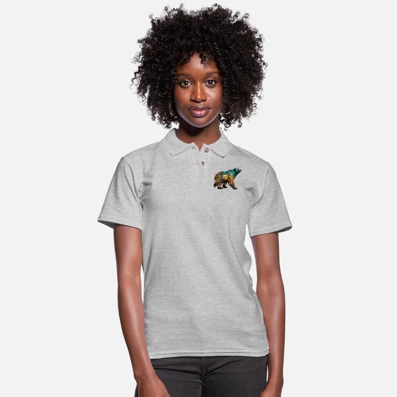 Wild Bear Watercolor Colorful Nature Outdoor 4