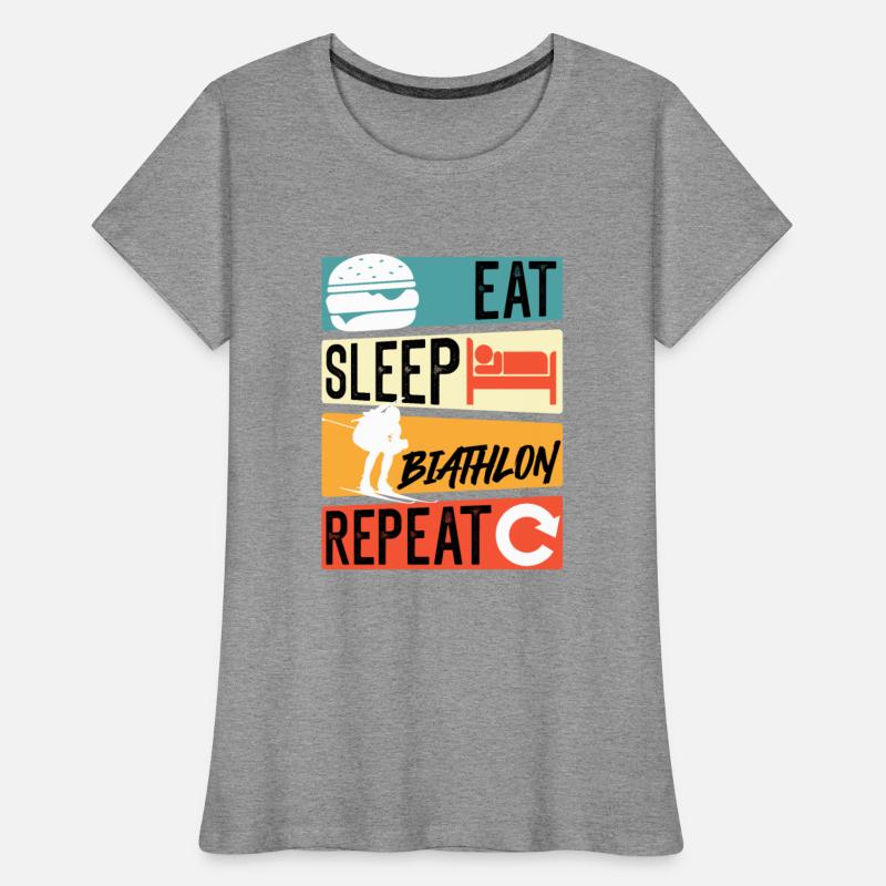 Winter Sportsman Eat Sleep Biathlon Repeat