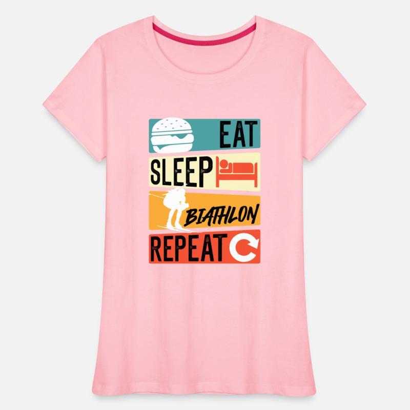 Winter Sportsman Eat Sleep Biathlon Repeat