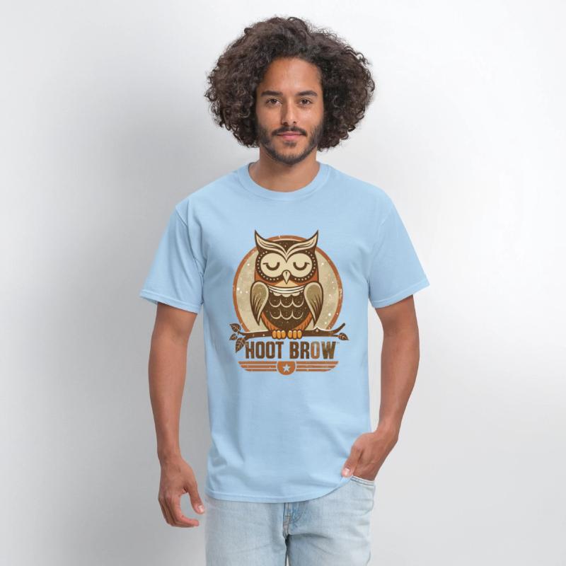 Wise Owl Hoot Brow Vintage Streetwear Style