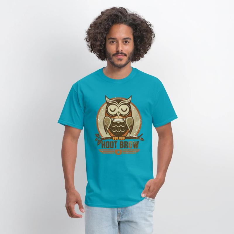 Wise Owl Hoot Brow Vintage Streetwear Style