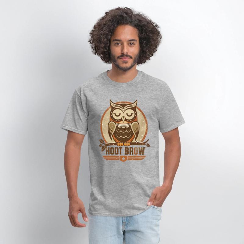 Wise Owl Hoot Brow Vintage Streetwear Style