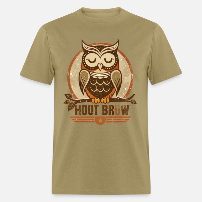 Wise Owl Hoot Brow Vintage Streetwear Style