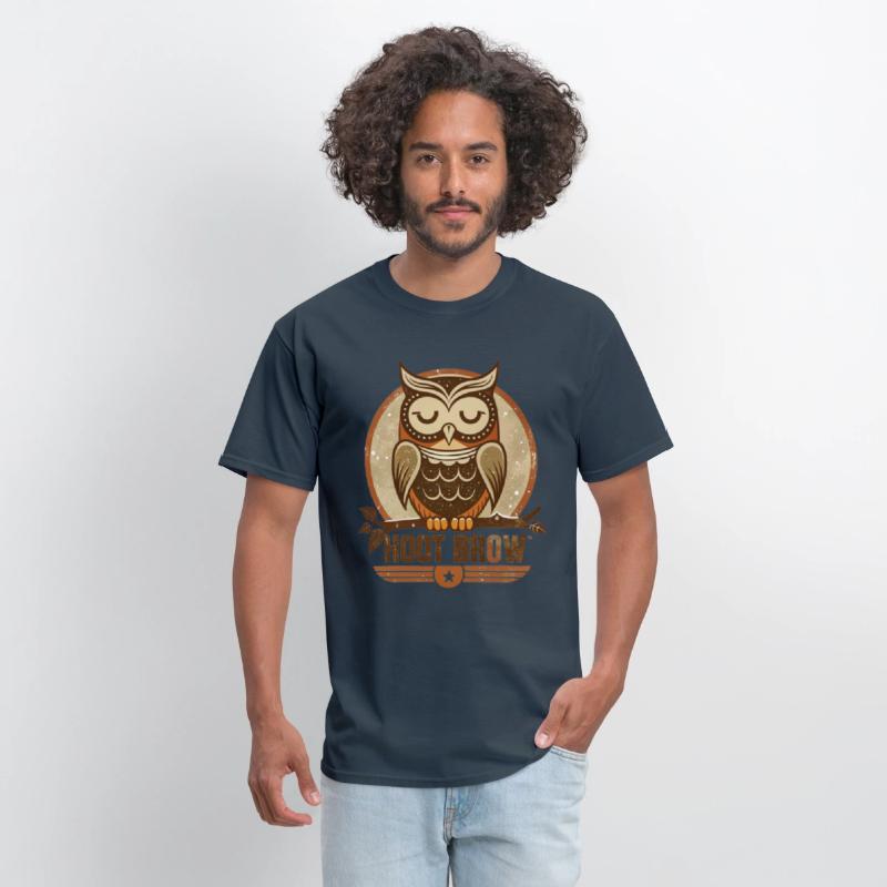 Wise Owl Hoot Brow Vintage Streetwear Style