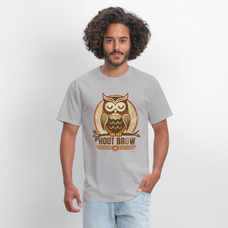Wise Owl Hoot Brow Vintage Streetwear Style
