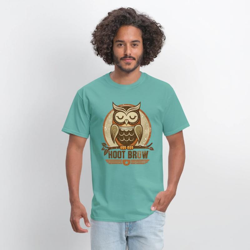 Wise Owl Hoot Brow Vintage Streetwear Style