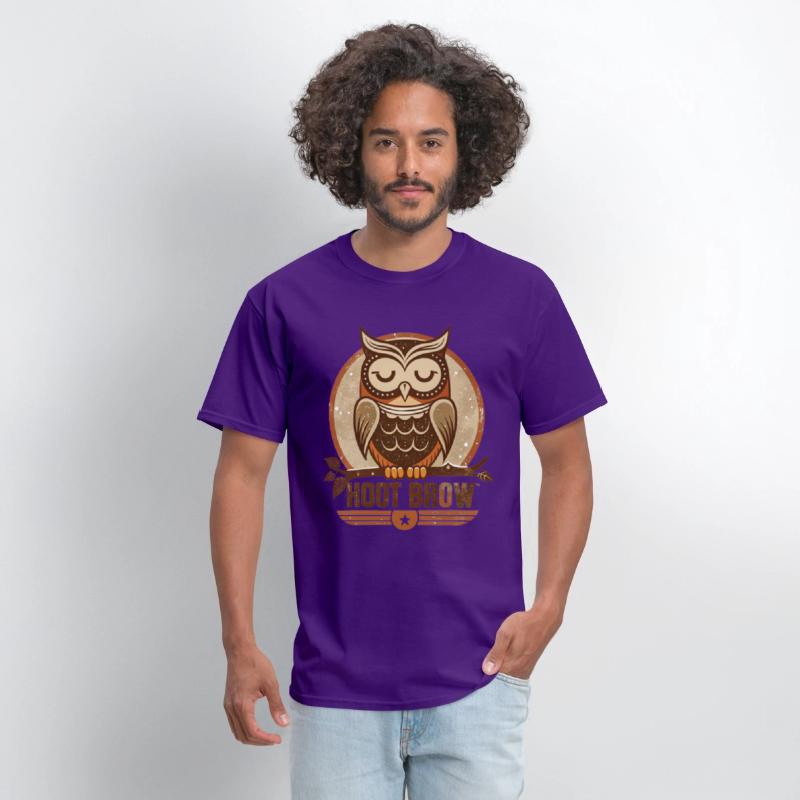 Wise Owl Hoot Brow Vintage Streetwear Style