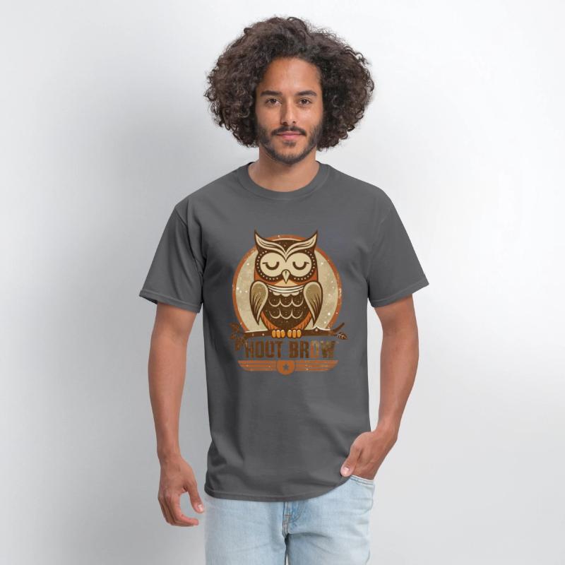 Wise Owl Hoot Brow Vintage Streetwear Style