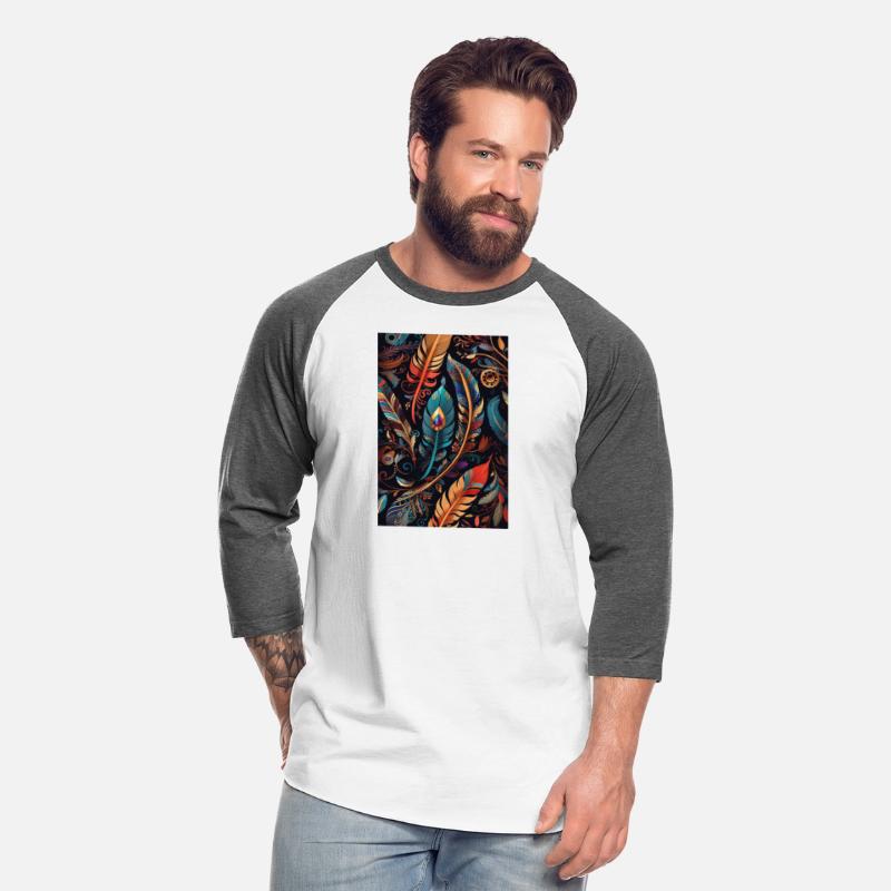 with bohoinspired feather illustrations