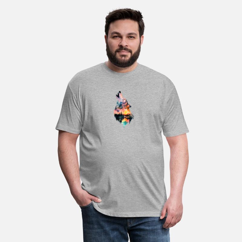 Wolf Watercolor Forest Mystic Animal Wild Animal