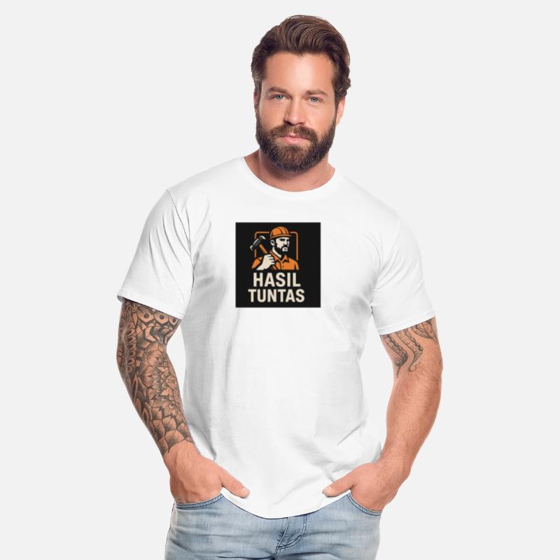 Worker with Hammer Hasil Tuntas Motif