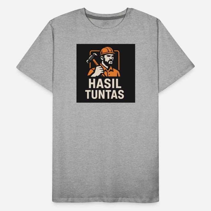 Worker with Hammer Hasil Tuntas Motif