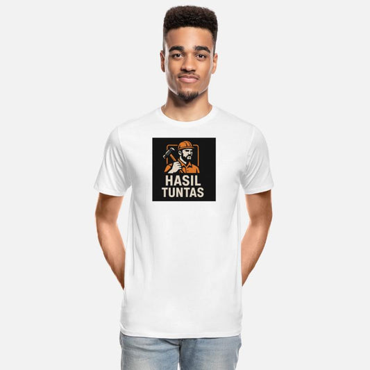 Worker with Hammer Hasil Tuntas Motif