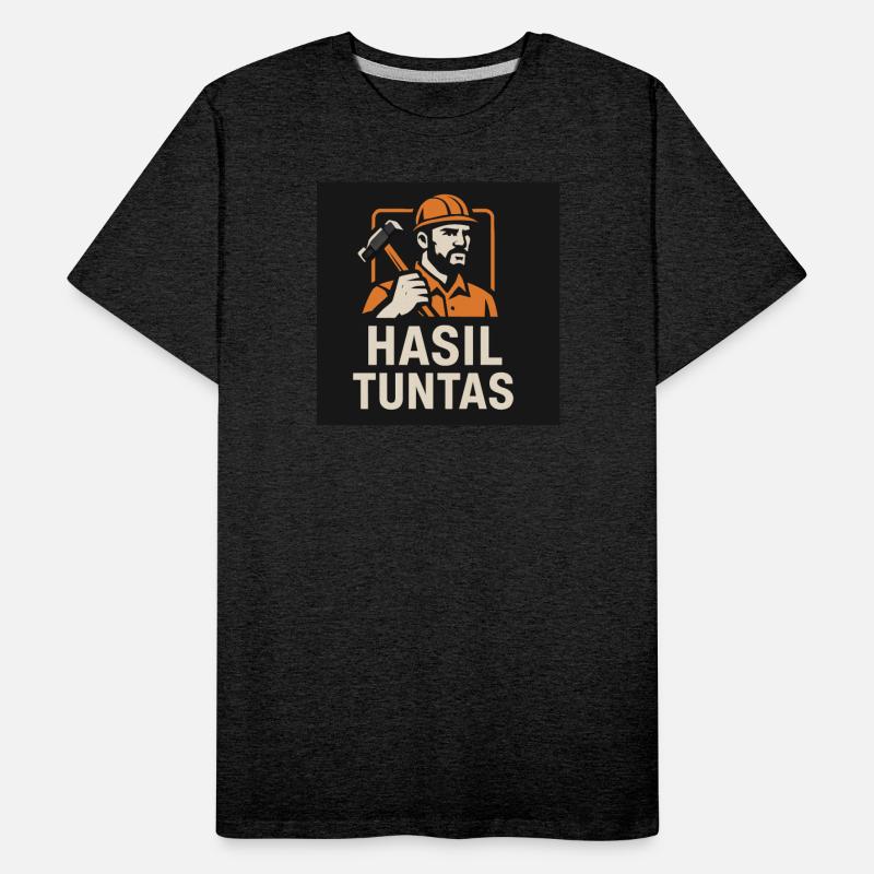 Worker with Hammer Hasil Tuntas Motif