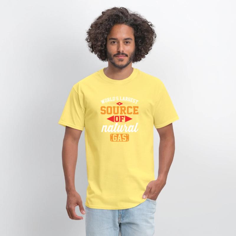World s largest source of natural gas t-shirt