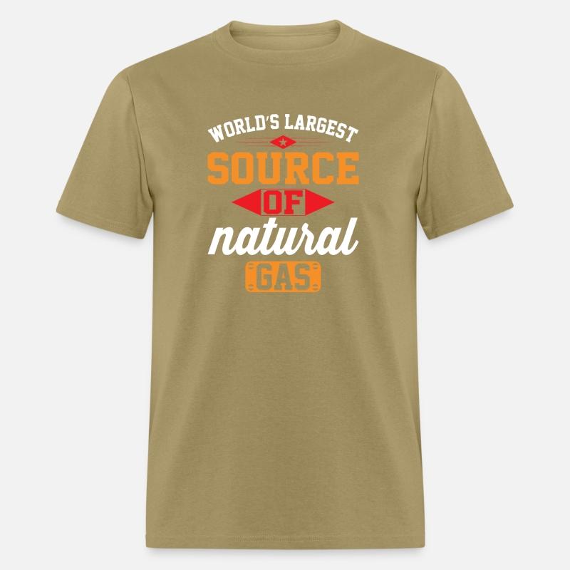 World s largest source of natural gas t-shirt