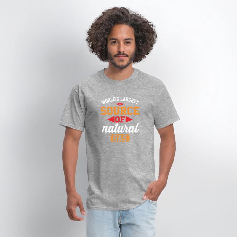 World s largest source of natural gas t-shirt